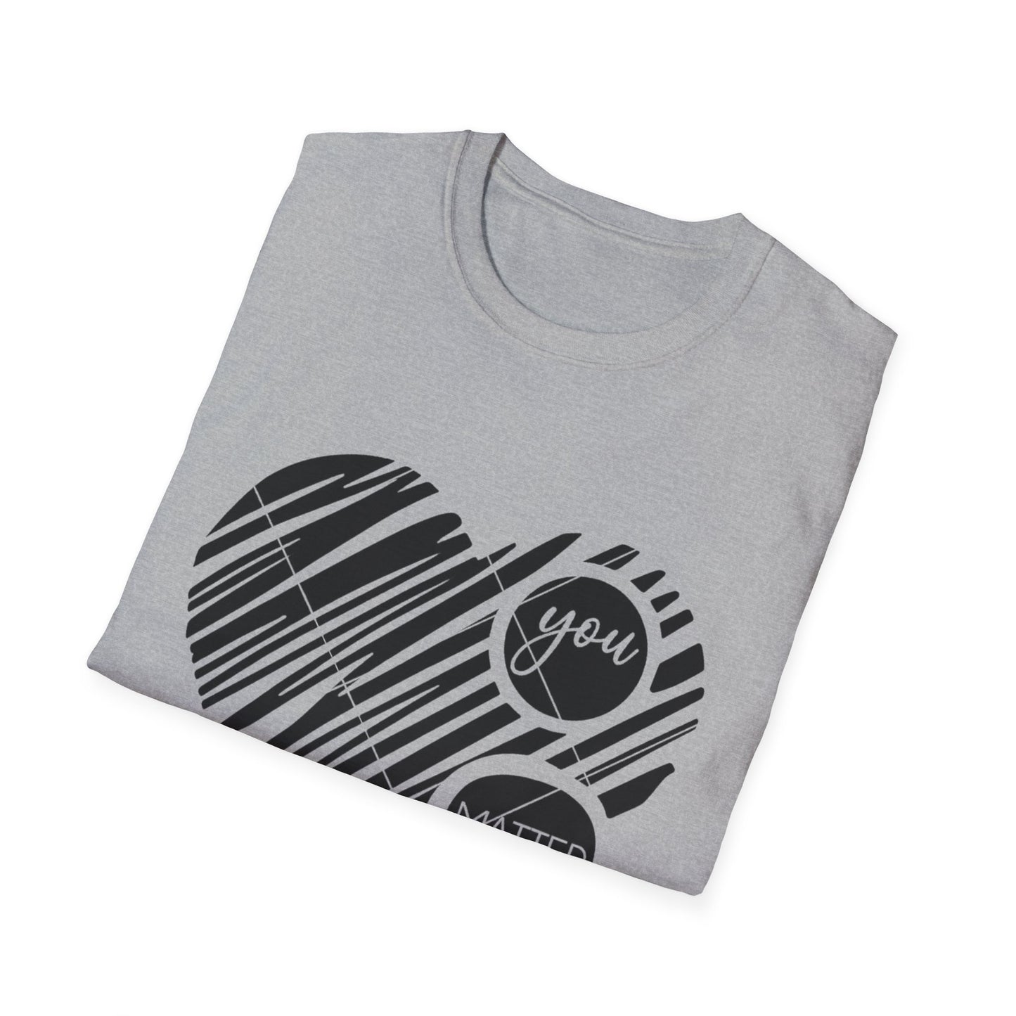 “You Matter ;” Suicide Prevention T-Shirt – Semi-Colon Mental Health Awareness Tee