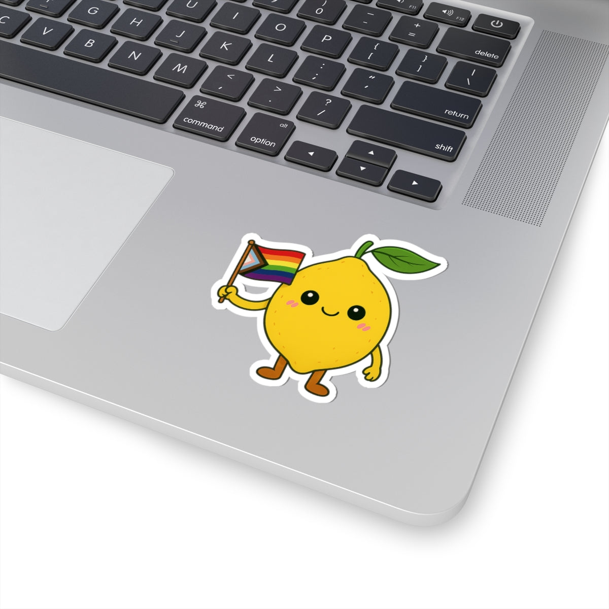 Cute Cartoon LGBTQ+ Lemon Sticker – Fun, Colorful, and Proud