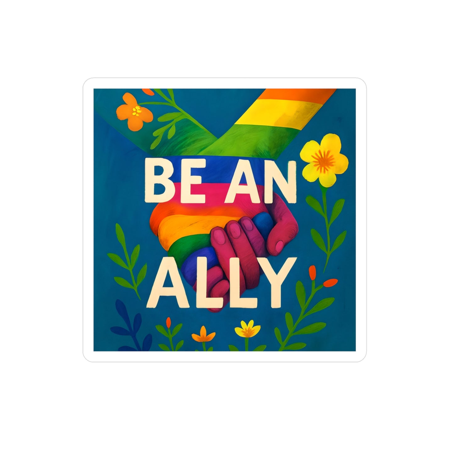 LGBTQ "Be An Ally" - Sticker