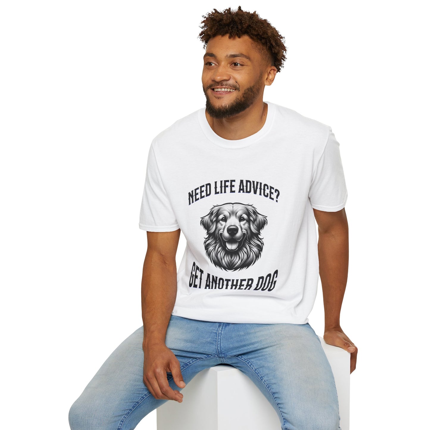 "Need Life Advice? Get Another Dog" Tee – Unisex Comfort Fit