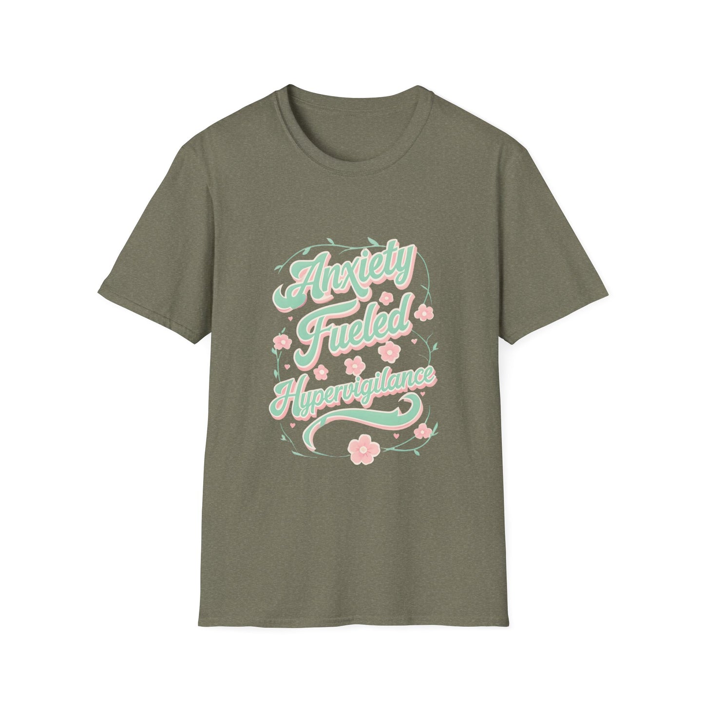 Anxiety Fueled Hypervigilance Tee β Pastel Chaos as a unisex T-shirt