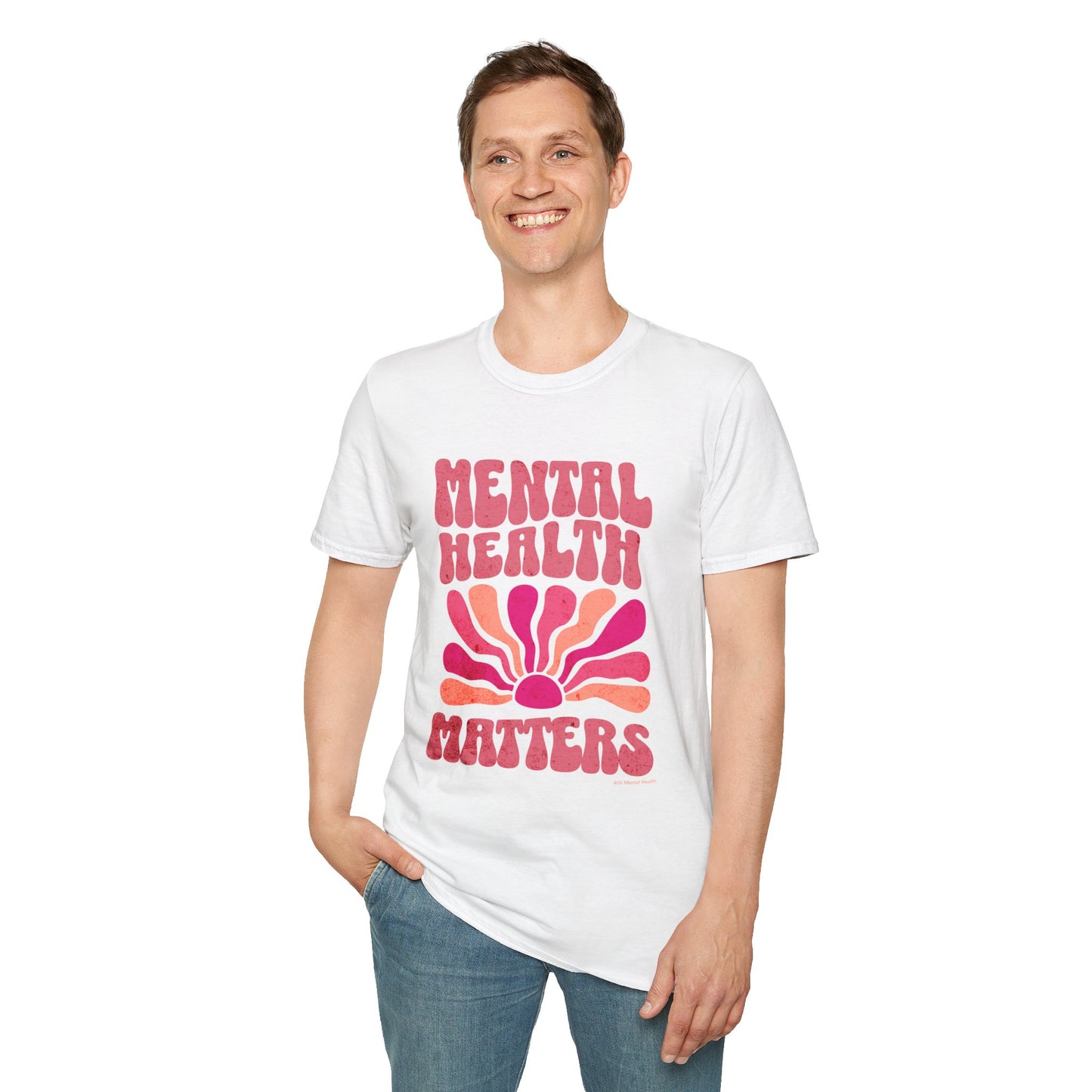 Mental Health Matters Retro Tee – Unisex Comfort Fit