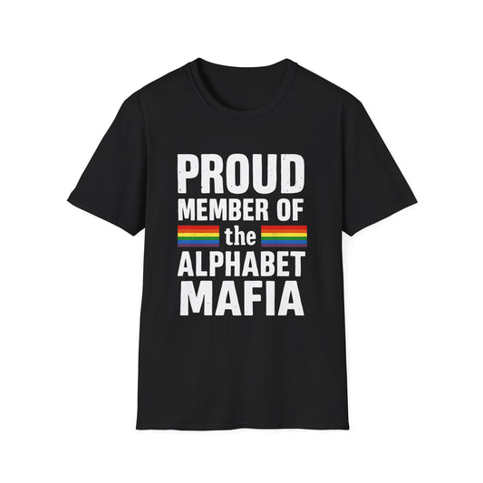 "Proud Member of the Alphabet Mafia" Tee – Unisex Comfort Fit